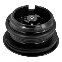 Tapa de tanque de combustible emergente para motocicleta, tapa de depósito de Gas de rosca derecha para Harley Dyna Softail Fatboy Touring Sportster XL883, color negro - details 2