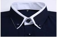 Vestido de manga corta estampado para hombre, camisa cómoda con botones, top informal estándar USTE, top de verano de alta calidad - details 6