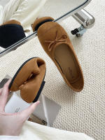 Cabeza redonda boca poco profunda solo zapatos nuevo retro suela suave Doudou zapatos casual fondo plano un pedal ladyshoes - details 2