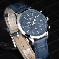 DUGARY Reloj Deportivo de Cuarzo Cronómetro de Moda de Acero Inoxidable Luminoso Estilo Piloto 40mm - details 5