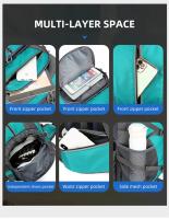 Mochila de nailon de 50L, bolsa de acampada para deportes al aire libre, senderismo, escalada, viaje, hombro, zapatos reflectantes, equipaje, bolsa para hombre al aire libre - details 3