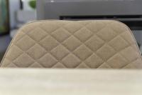Sillas de comedor de tela (juego de 2) con patas de metal para cocina y sala de estar - details 3