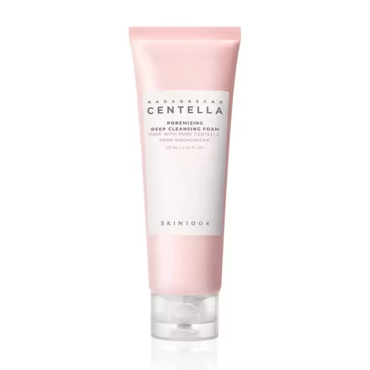 SKIN1004 Espuma de limpieza profunda poremizante de centella de Madagascar 4.22 fl.oz, 125 ml, elimina los restos obstruidos de poros - 1