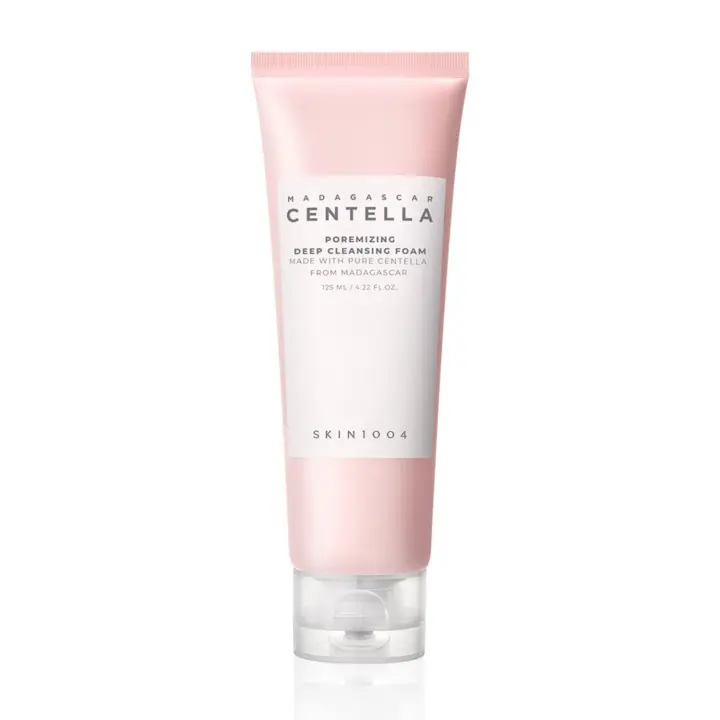 SKIN1004 Espuma de limpieza profunda poremizante de centella de Madagascar 4.22 fl.oz, 125 ml, elimina los restos obstruidos de poros - 1