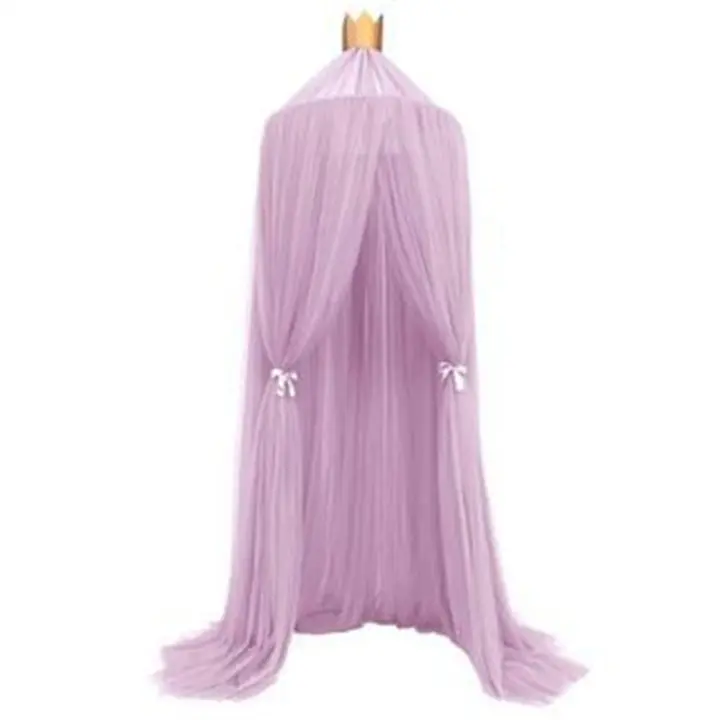 Mosquitera colgante para decoración de cama de bebé, cortinas de tul para dormitorio, casa de juegos, habitación de niños - 1