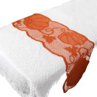Para fiesta, otoño, Acción de Gracias, 72 x 13 pulgadas, Hojas de arce, decoraciones de Halloween, camino de mesa, mantel, cubierta de mesa - details 1