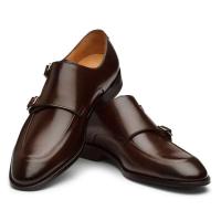 Zapatos con tirantes de monje doble, lujosos zapatos de cuero para ocasiones formales - details 5