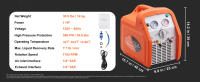 SucceBuy Máquina de recuperación de refrigerante, portátil, para vapor y líquido - details 2