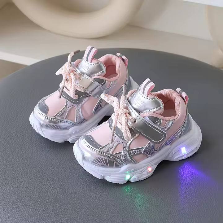 Nuevas zapatillas antideslizantes que destellan zapatillas para correr - 1
