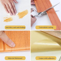 Pegatinas de Pared de Espuma de Madera 3D Autoadhesivas, Impermeables, a Prueba de Humedad - details 8
