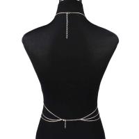 Nueva cadena de cuerpo todo en uno clásica de moda galvanizada de aleación multicapa para mujer BD7019 - details 1