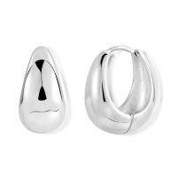 Pendientes de aro pequeños de plata 925 para mujer, pendientes gruesos, pequeños, de oro de 14 quilates, Huggie, pendientes de aro pequeños, ligeros y anchos, Plata de ley - details 6