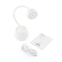 Secador de esmalte de secado rápido, lámpara de manicura de escritorio, luz LED UV, hine - details 10