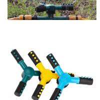 Herramientas de jardinería, rociador de riego ABS, boquillas automáticas giratorias, manguera de riego multiusos para césped - details 5