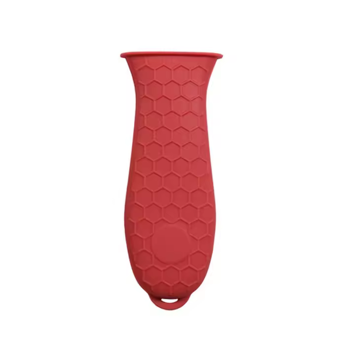 Clips antideslizantes antiadherentes para ollas, soporte de silicona, accesorios de cocina, cubierta protectora para mango de sartén, soporte para mango de olla - 1