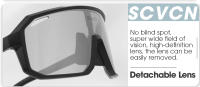 SCVCN-gafas de sol de ciclismo para hombre y mujer, lentes para deportes al aire libre, correr, Mtb, 1 lente - details 8