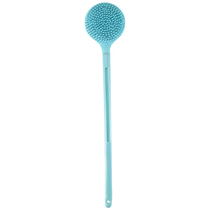 Cepillo de Baño de Doble Cara Cepillo Exfoliante Corporal de Espalda de Silicona Masaje de Baño - 1