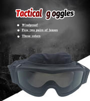 Gafas Tácticas de Paintball MJMOTO Lentes Reforzadas de Fibra de Policarbonato - details 1
