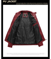 Chaqueta cuero moto hombre resistente viento bordado trail rally Equipo Protector - details 12
