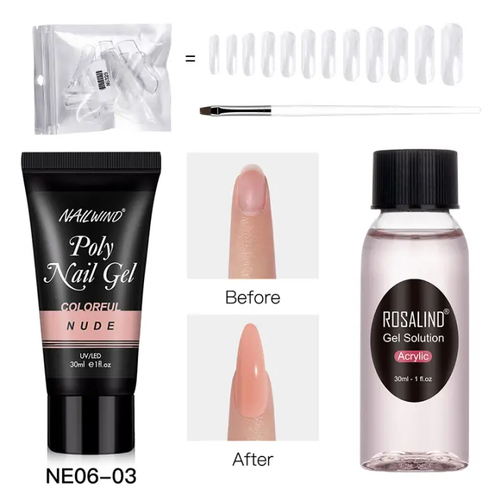 NAILWIND-Juego de Herramientas de manicura, lámpara LED UV, secador con esmalte de Gel, taladro eléctrico, capa superior - 1