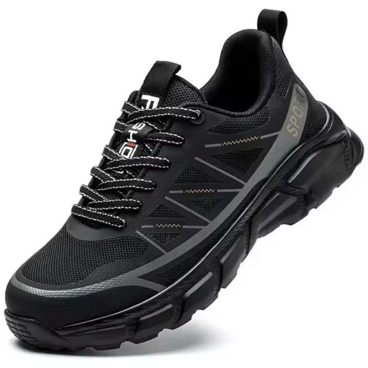 Zapatos de Trabajo Ligeros y Cómodos para Hombres Zapatillas de Protección Antideslizantes Impermeables con Suela de Goma Resistente al Desgaste - 1