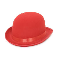 Halloween Men Women Magician Hats Cap Gentleman Jazz Hat Top Hat Black Red Party Bowler Hat - details 6