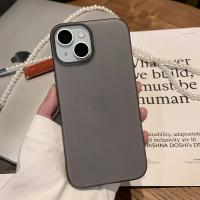 Funda de teléfono ultrafina para iPhone 16, 15, 14, 13, 12, 11 Pro Max Plus, funda trasera translúcida mate delgada - details 6