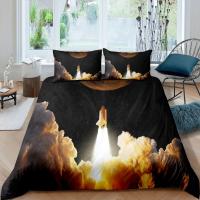 Funda de Avión de Combate Nórdico Tamaño King/Queen Juego de Cama Volador para Niños, Adolescentes y Niños Funda de Edredón Moderna y Fresca - details 9