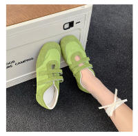 Zapatos de ballet de velcro con correa Estilo casual para mujeres Novedad en zapatos amarillos de satén 2025 - details 13