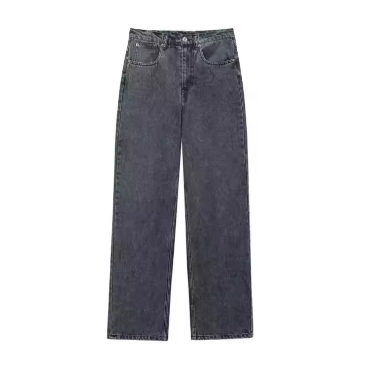 Pantalones de mezclilla de talla grande para mujer - 1