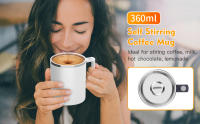 Taza de agitación automática, recargable, adecuada para café, leche, proteína en polvo - details 0