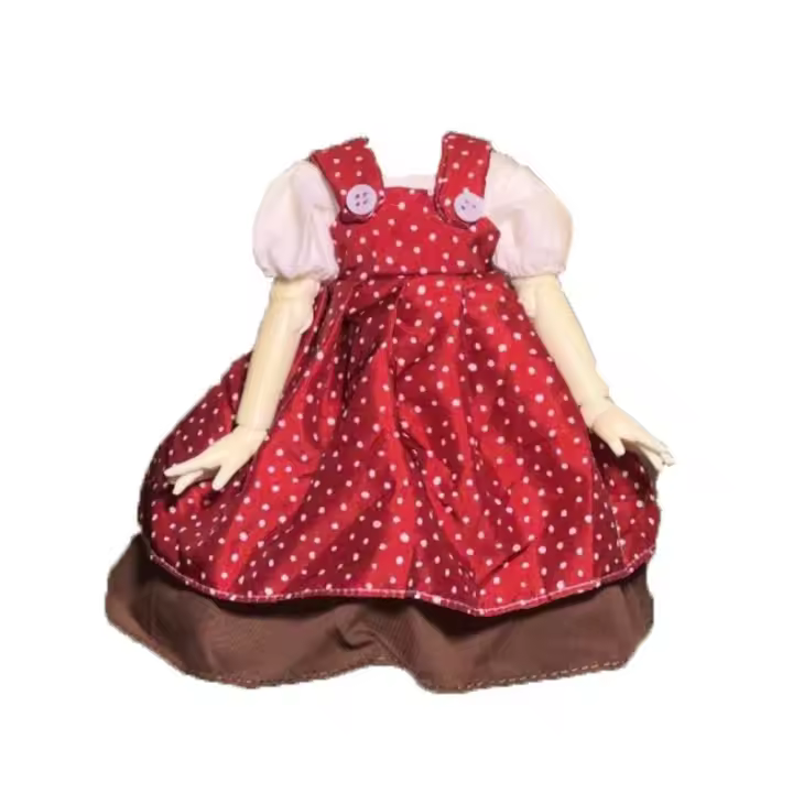 Accesorios de juguete, ropa para muñeca BJD, traje de juguete, ropa de juguete, muñeca con bisagra de ojo simulado, vestido de 30cm, ojos 3D, muñeca con articulaciones extraíbles - 1