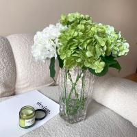 Flor de hortensia Artificial Multicolor, accesorios de flores de simulación de tacto Real DIY, pétalos de seda, plantas realistas, suministros para fiestas - details 11