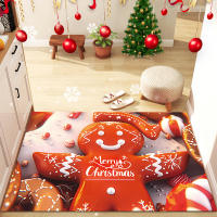 Decorativo Navidad Alfombra, Antideslizante, Felpudo de Navidad de Entrada, Alfombras Absorbente de Navidad, Navidad Felpudo, Alfombra de Decoración de Navidad para Salón Baño - details 5