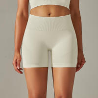 Hamidou-pantalones cortos de Yoga sin costuras para mujer, Shorts de entrenamiento con realce de glúteos, ropa deportiva para gimnasio - details 20