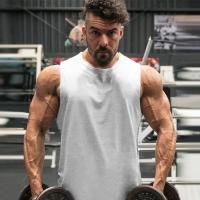 Gym Tank Tops Men Summer Breathable Sportswear Fitness Sleeveless T Shirt Quick Dry Running Vest Workout Singlets Sport Clothing - details 6