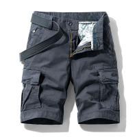 Pantalones Cortos de Carga de Algodón 100% Pantalones Cortos Casuales para Hombres en Verano 2025 - details 8