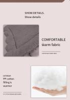 1 Uds. Casa para gatos de cuero de pana adecuada para todas las estaciones, suministros para mascotas desmontables y lavables, cama para perros - details 8