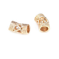 Gran Espaciador de Cilindro de Latón Dorado de 18K Accesorios para Hacer Pulseras - details 29