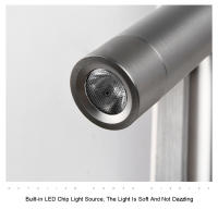 TOMAXIN-Lámpara LED de pared con interruptor integrado, accesorio para habitación de Hotel, estudio, dormitorio, cabecera, lectura, Europeo, Rectangular - details 10