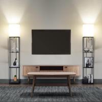 Lámpara de Pie con Bombilla LED 3 Colores de Temperatura Ideal para Sala de Estar, Dormitorio, Estudio y Oficina Estilo Vintage para el Hogar - details 7