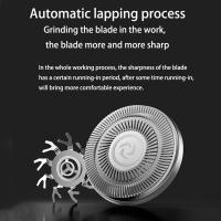 Afeitadora eléctrica 3D multifuncional con pantalla Digital inteligente, máquina de afeitar lavable de cuerpo completo para hombres - details 5