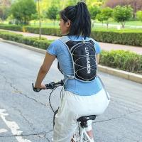 Mochila de hidratación ligera para maratón unisex - Mochila de ciclismo duradera de nailon con bolsillo de utilidad con cremallera para senderismo al aire libre y viajes, mochila de ciclismo - details 1