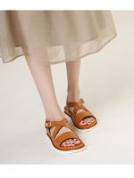 Sandalias romanas con tacón de cuña, nuevas de verano, con suela suave y hebilla, sensación de mierda, informales, de moda, para vacaciones en la playa, antideslizantes. - details 2