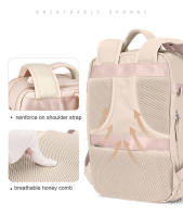 Bolsa de montañismo Bolsa de gimnasio para computadora portátil de 17 pulgadas Mujer de 15,6 pulgadas con múltiples compartimentos de almacenamiento Recomendado para uso diario y escolar Hecho de nailon - details 3