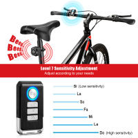 Awapow-alarma antirrobo para bicicleta con Control remoto, recargable por USB, 110dB, Detector con soporte - details 3