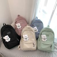 Mochila Impermeable de Alta Capacidad para Mujer Bolsa de Viaje Bonita para Libros Moda Deportiva - details 0