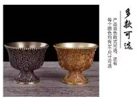 Cuatro cuartos de agua lisos de cobre puro y ocho tazas sagradas, decoraciones, tecnología de filigrana de Nepal, productos Xizang - details 5
