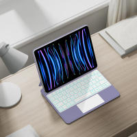 AJIUYU-Teclado mágico Español para iPad Pro, 11 pulgadas, 4, 3, 2, 2018-2022, iPad Air 5, 4, 10,9, Tableta inteligente - details 5