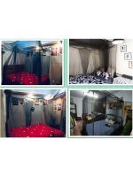 Tiendas Sexy Mosquito Net Palace Cuatro Puertas King/Queen Tamaño Doble Hogar Cama Individual Prevenir Insectos Exterior Cuadrado Grace Red con dosel blanco - details 12